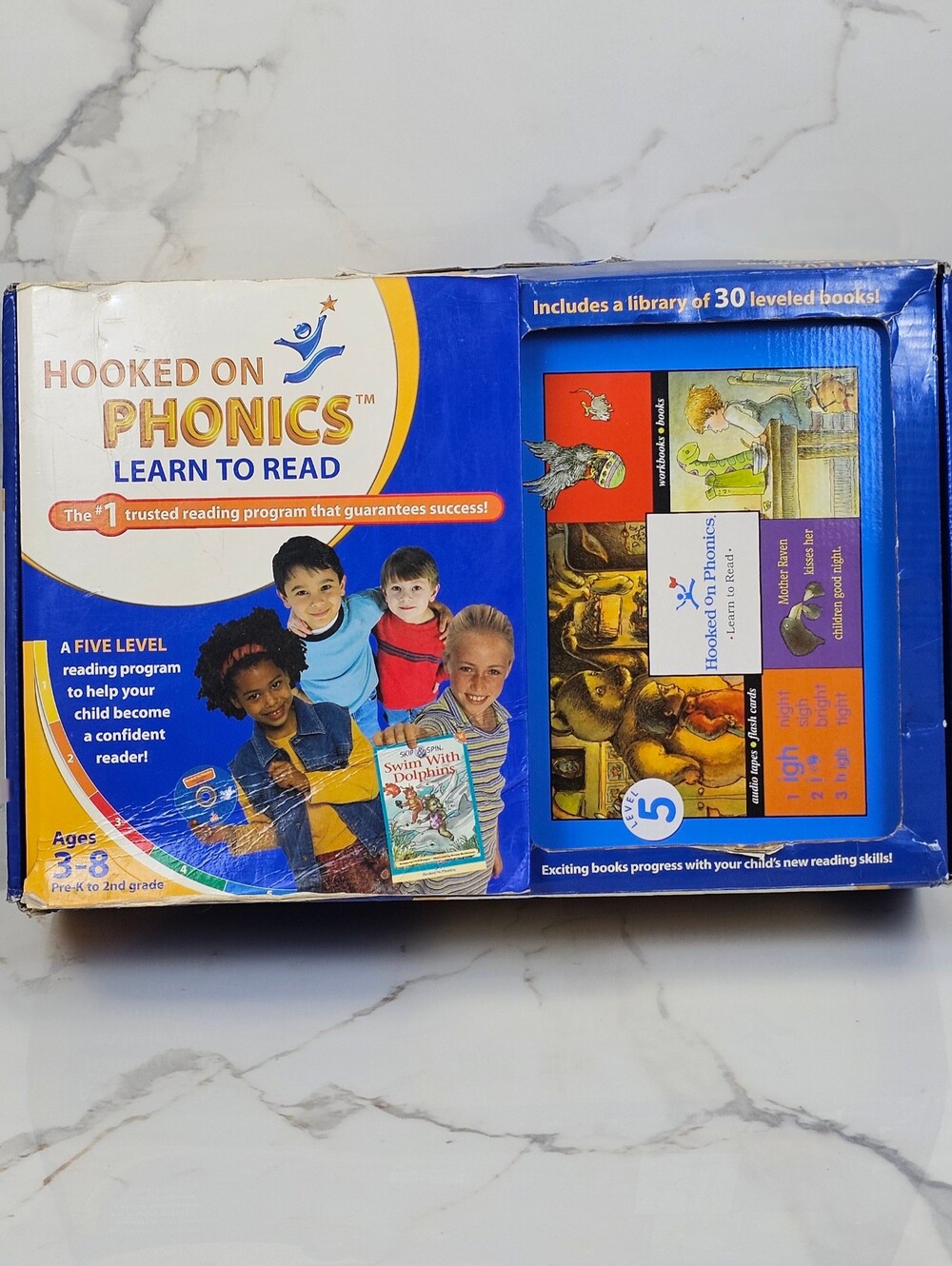 Hooked on Phonics Learn to Read Complete 5-Level Set (Cassette Edition) READ